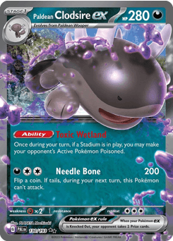 Paldean Clodsire ex 130 — Paldea Evolved