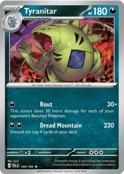 Tyranitar 135 — Paldea Evolved