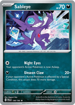 Sableye 136 — Paldea Evolved
