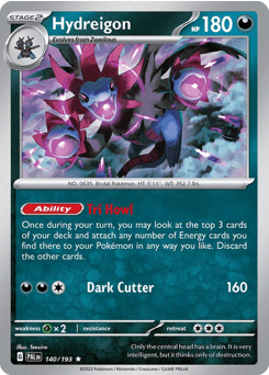 Hydreigon 140 — Paldea Evolved