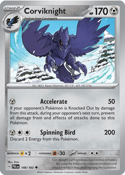 Corviknight 148 — Paldea Evolved