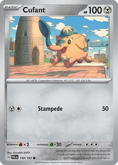 Carta Cufant 149/193 do set Paldea Evolved — Pokémon TCG | Bynx