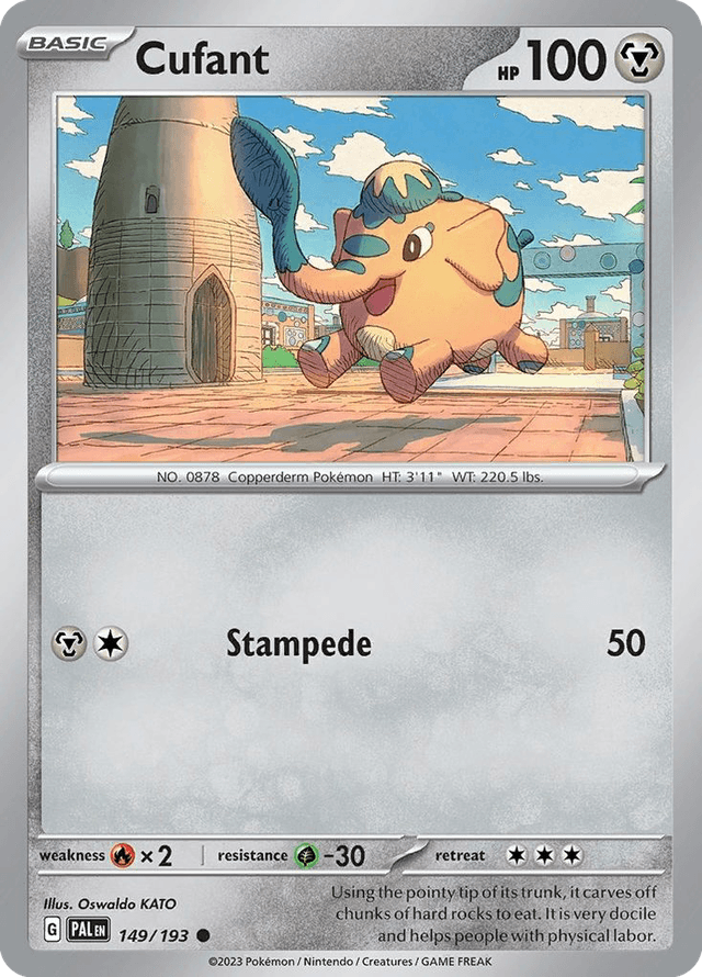Carta Cufant 149/193 do set Paldea Evolved — Pokémon TCG | Bynx