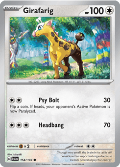 Girafarig 154 — Paldea Evolved