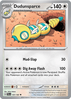 Dudunsparce 157 — Paldea Evolved