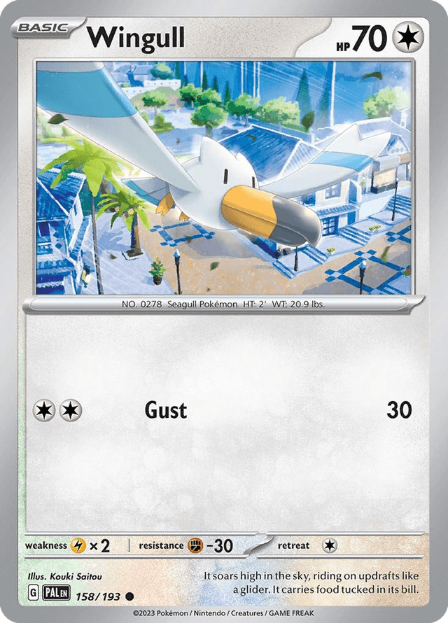 Carta Wingull 158/193 do set Paldea Evolved — Pokémon TCG | Bynx