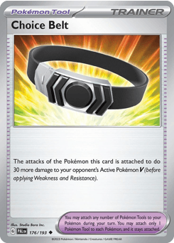Choice Belt 176/193 — Evoluções em Paldea