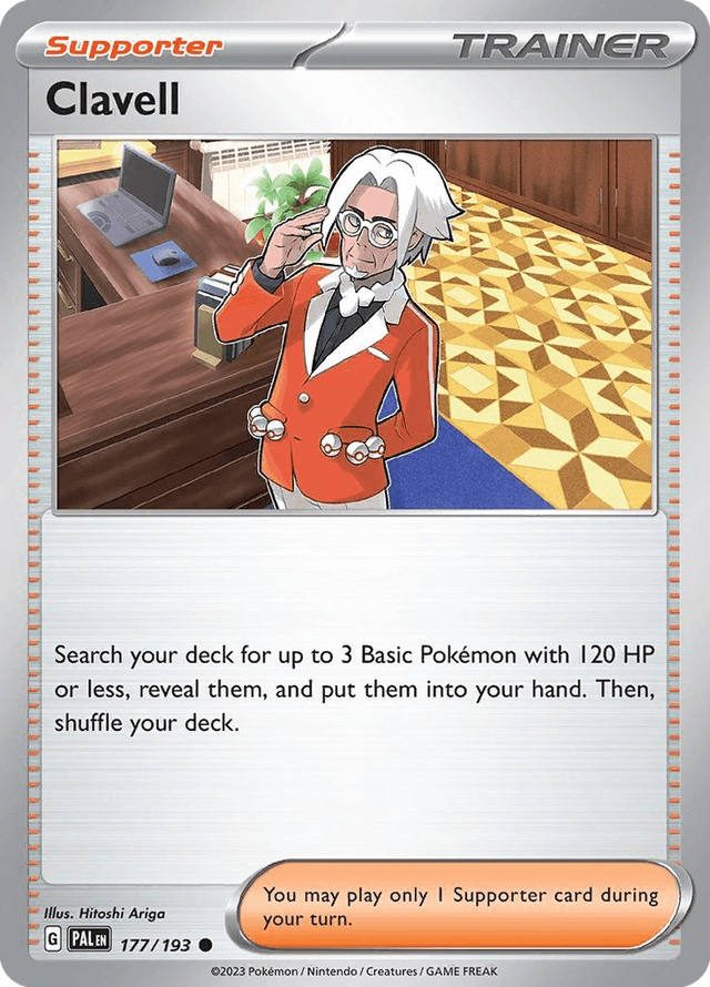 Carta Clavell 177/193 do set Paldea Evolved — Pokémon TCG | Bynx