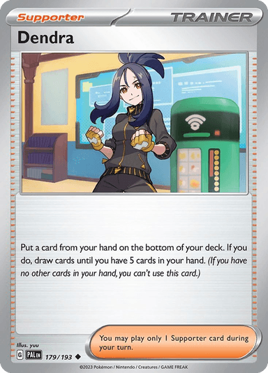 Carta Dendra 179/193 do set Paldea Evolved — Pokémon TCG | Bynx