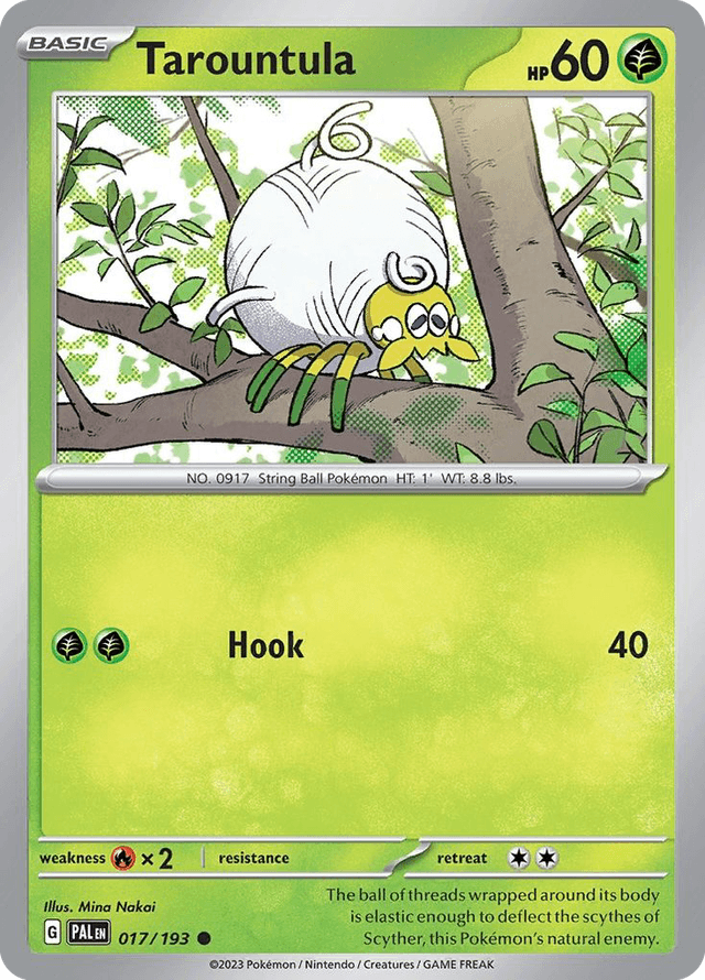 Carta Tarountula 17/193 do set Paldea Evolved — Pokémon TCG | Bynx