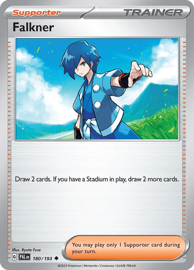 Carta Falkner 180/193 do set Paldea Evolved — Pokémon TCG | Bynx