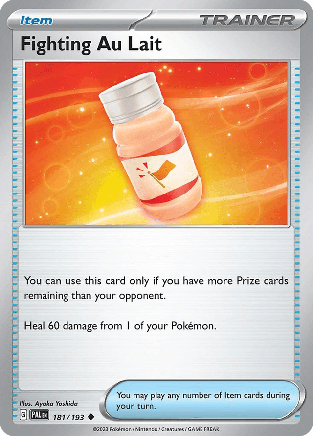 Carta Fighting Au Lait 181/193 do set Paldea Evolved — Pokémon TCG | Bynx