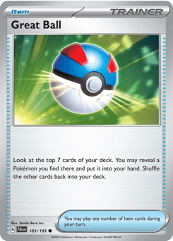 Great Ball 183/193 — Evoluções em Paldea
