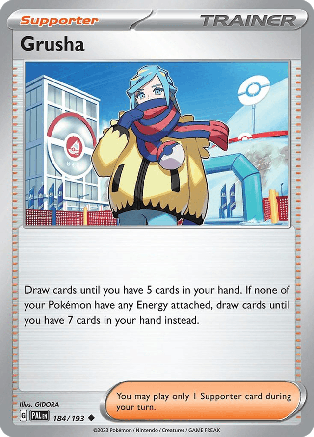 Carta Grusha 184/193 do set Paldea Evolved — Pokémon TCG | Bynx