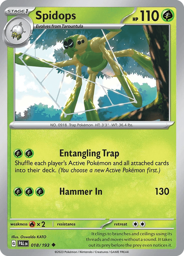 Carta Spidops 18/193 do set Paldea Evolved — Pokémon TCG | Bynx