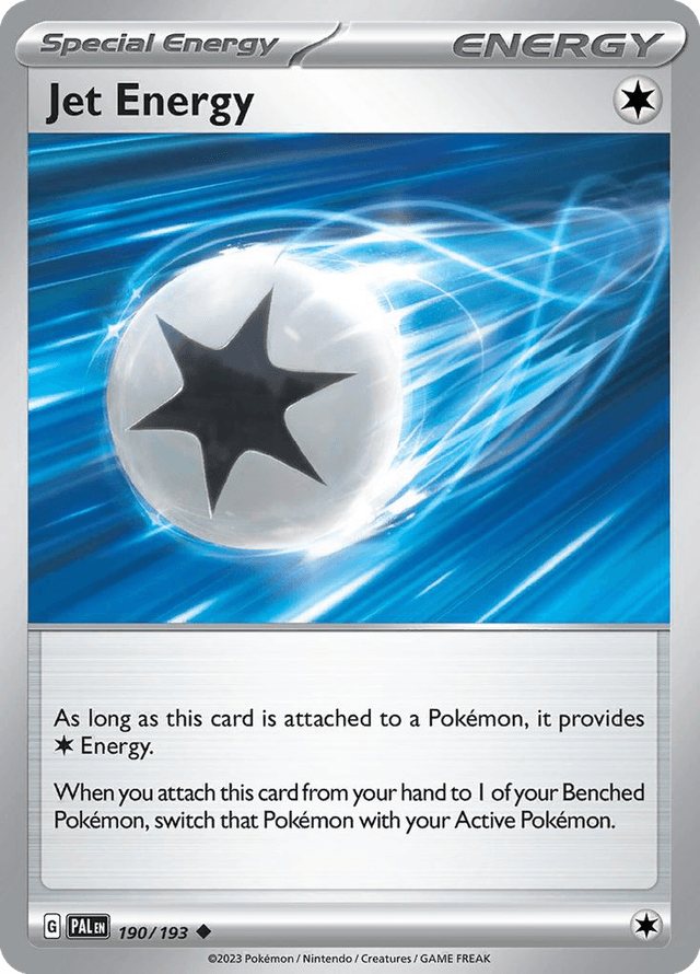 Carta Jet Energy 190/193 do set Paldea Evolved — Pokémon TCG | Bynx