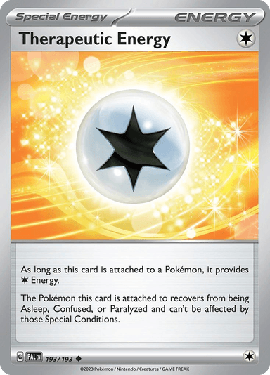 Carta Therapeutic Energy 193/193 do set Paldea Evolved — Pokémon TCG | Bynx