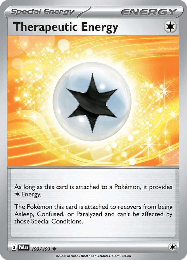 Carta Therapeutic Energy 193/193 do set Paldea Evolved — Pokémon TCG | Bynx