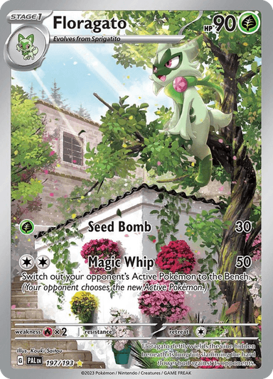 Carta Floragato 197/193 do set Paldea Evolved — Pokémon TCG | Bynx