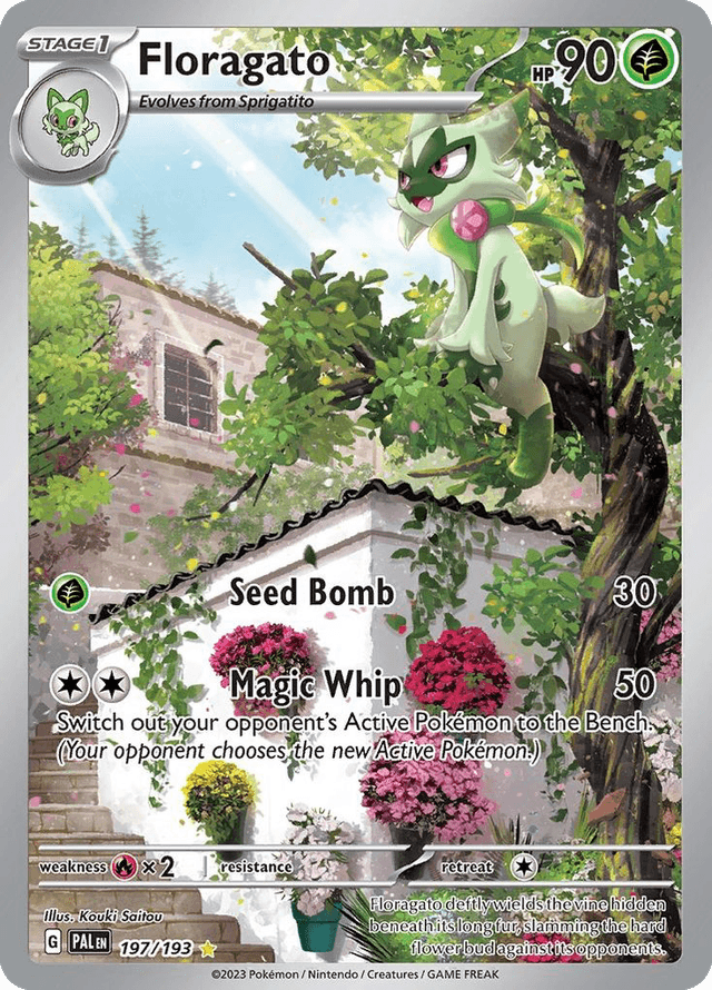 Carta Floragato 197/193 do set Paldea Evolved — Pokémon TCG | Bynx