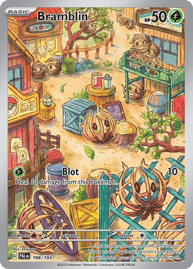 Carta Bramblin 198/193 do set Paldea Evolved — Pokémon TCG | Bynx