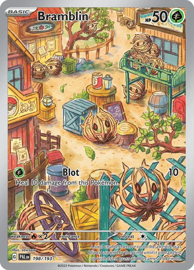 Carta Bramblin 198/193 do set Paldea Evolved — Pokémon TCG | Bynx