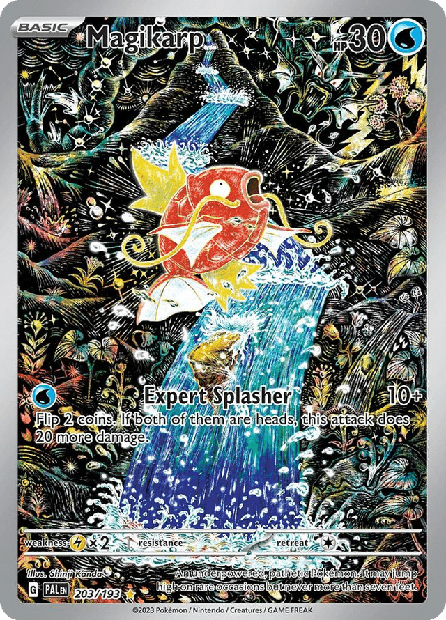 Carta Magikarp 203/193 do set Paldea Evolved — Pokémon TCG | Bynx