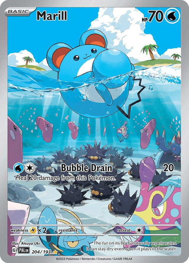 Carta Marill 204/193 do set Paldea Evolved — Pokémon TCG | Bynx