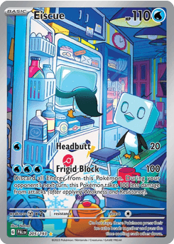 Carta Eiscue 205 do set Paldea Evolved — Pokémon TCG | Bynx