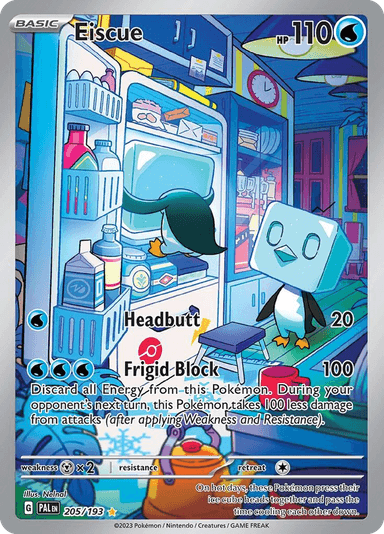 Carta Eiscue 205/193 do set Paldea Evolved — Pokémon TCG | Bynx