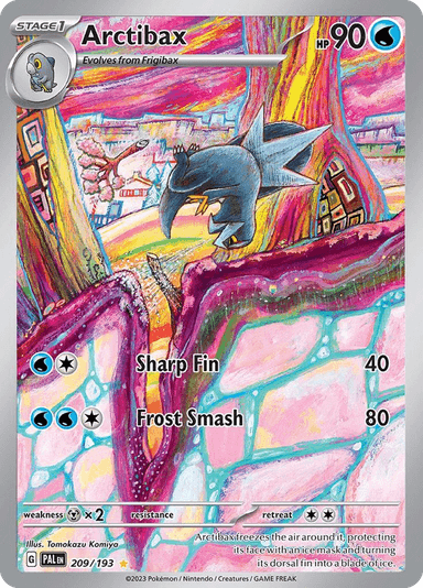 Carta Arctibax 209/193 do set Paldea Evolved — Pokémon TCG | Bynx