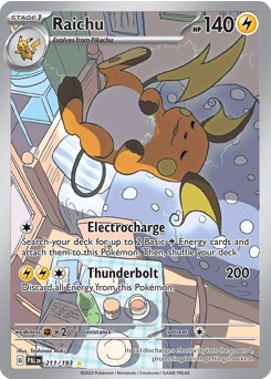 Raichu 211 — Paldea Evolved