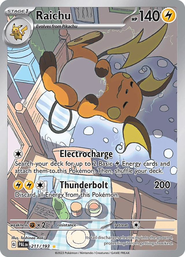 Carta Raichu 211/193 do set Paldea Evolved — Pokémon TCG | Bynx