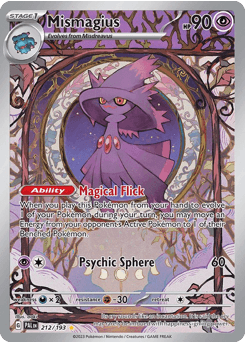 Carta Mismagius 212 do set Paldea Evolved — Pokémon TCG | Bynx