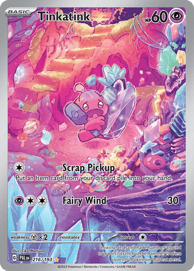 Carta Tinkatink 216/193 do set Paldea Evolved — Pokémon TCG | Bynx