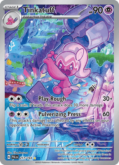 Carta Tinkatuff 217/193 do set Paldea Evolved — Pokémon TCG | Bynx
