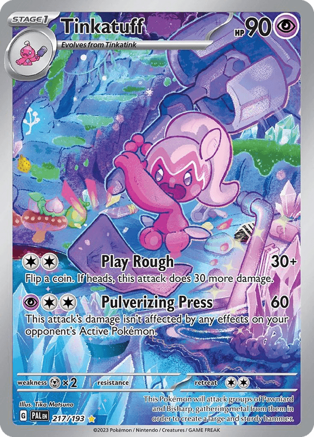 Carta Tinkatuff 217/193 do set Paldea Evolved — Pokémon TCG | Bynx