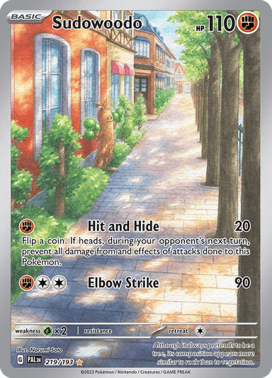 Carta Sudowoodo 219/193 do set Paldea Evolved — Pokémon TCG | Bynx