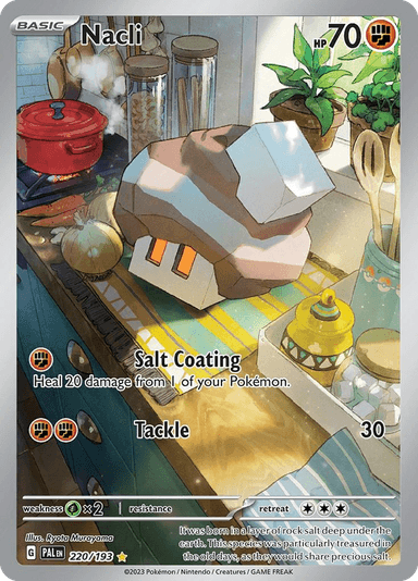 Carta Nacli 220/193 do set Paldea Evolved — Pokémon TCG | Bynx