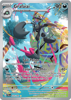 Carta Grafaiai 223 do set Paldea Evolved — Pokémon TCG | Bynx