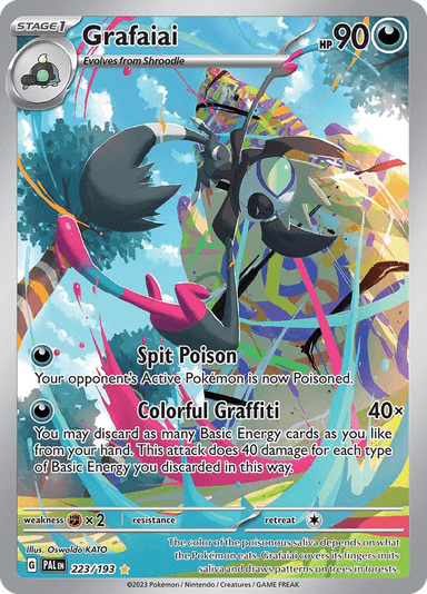 Carta Grafaiai 223/193 do set Paldea Evolved — Pokémon TCG | Bynx