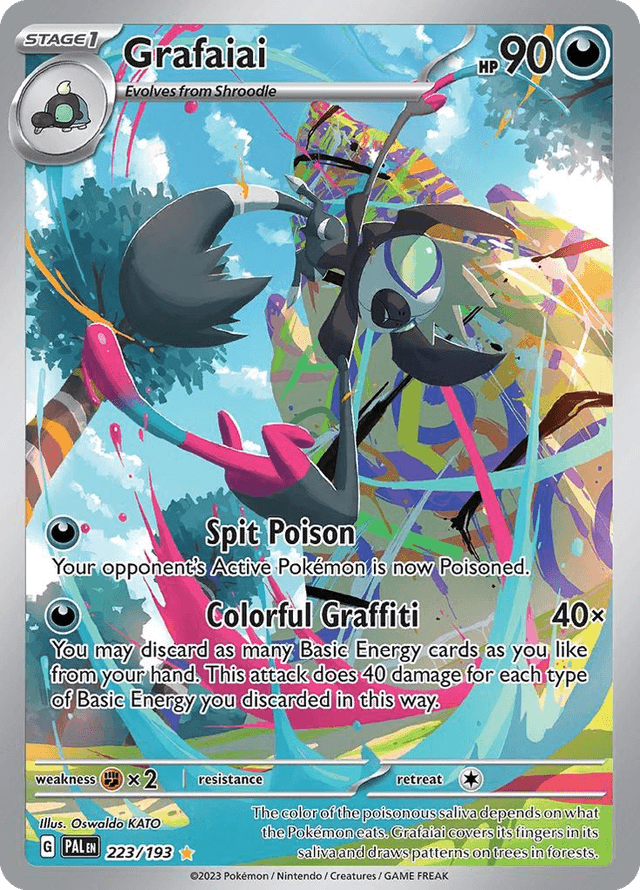 Carta Grafaiai 223/193 do set Paldea Evolved — Pokémon TCG | Bynx
