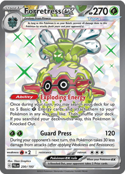 Forretress ex 230 — Paldea Evolved