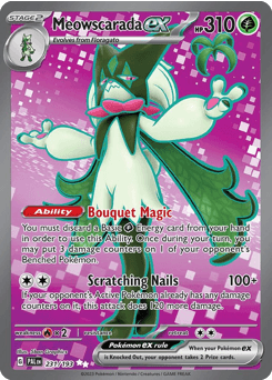 Meowscarada ex 231 — Paldea Evolved