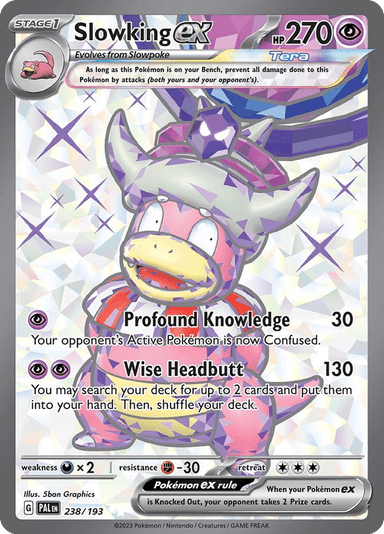 Carta Slowking ex 238/193 do set Paldea Evolved — Pokémon TCG | Bynx
