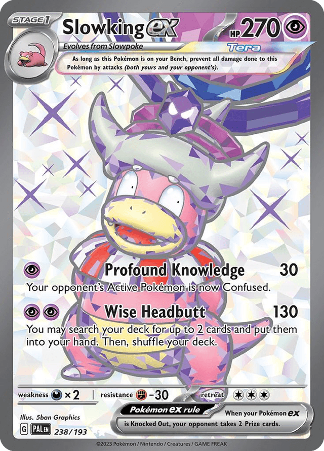 Carta Slowking ex 238/193 do set Paldea Evolved — Pokémon TCG | Bynx