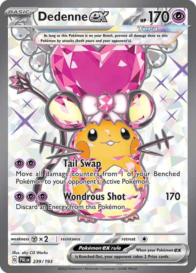 Carta Dedenne ex 239/193 do set Paldea Evolved — Pokémon TCG | Bynx