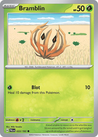 Carta Bramblin 23/193 do set Paldea Evolved — Pokémon TCG | Bynx
