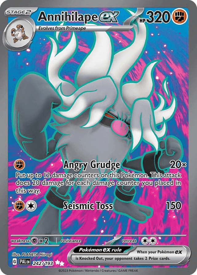 Carta Annihilape ex 242/193 do set Paldea Evolved — Pokémon TCG | Bynx