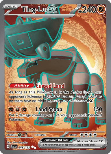 Carta Ting-Lu ex 243/193 do set Paldea Evolved — Pokémon TCG | Bynx